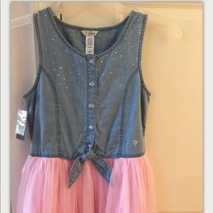 GUESS GIRL/ Fillles Shirtdress Size 12/14 Color pink